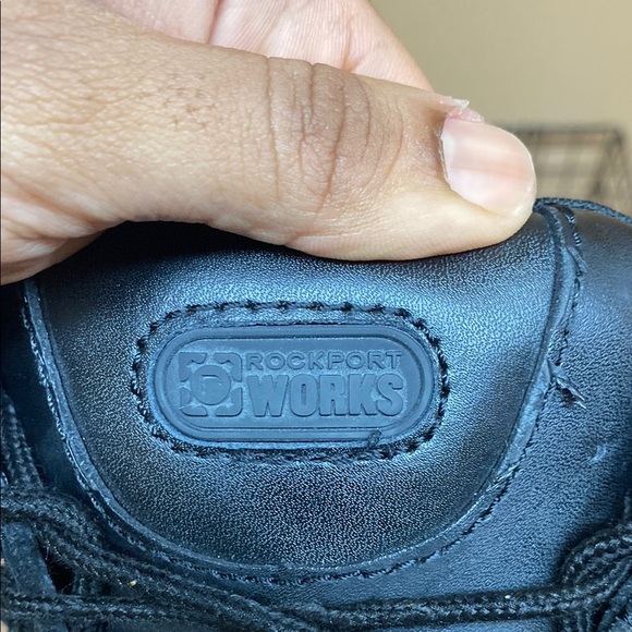 Rockport Vibram Black Tactical Genuine Leather Combat Boots - Picture 14 of 17